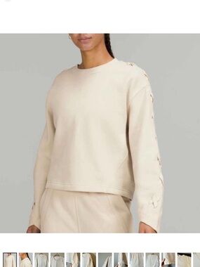 Set of braided detail Sweatshirt with High rise matching pants